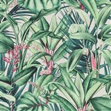 Vliesové tapety na stenu IMPOL Paradisio 2 flora na krémovom podklade