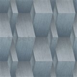 Vliesové tapety na stenu G.M.K. Fashion For Walls 3D hrany sivo-modré