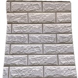 Samolepiace tapety klinker tmavo sivý obklad s hnedou škárou 45 cm x 10 m