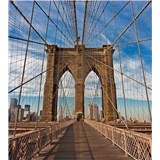 Vliesové fototapety Brooklyn Bridge rozmer 225 cm x 250 cm