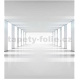 Vliesové fototapety biela chodba rozmer 225 cm x 250 cm