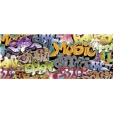 Vliesové fototapety graffiti rozmer 375 cm x 150 cm - POSLEDNÉ KUSY