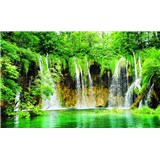 Vliesové fototapety vodopád rozmer 368 cm x 254 cm