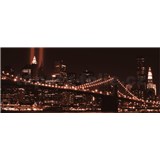 Vliesové fototapety Brooklyn Bridge rozmer 250 cm x 104 cm