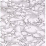 ZVYŠKOVÁ METRÁŽ samolepiace tapety - mramor Carrara bílý 90 cm