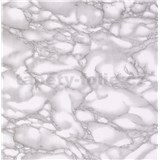ZVYŠKOVÁ METRÁŽ samolepiace tapety - mramor Carrara bílý 90 cm