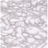 Samolepiace tapety mramor biely Carrara 90 cm x 15 m