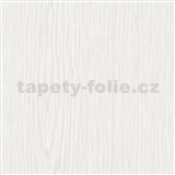 Samolepiace tapety biele drevo - renovácia dverí - 90 cm x 210 cm