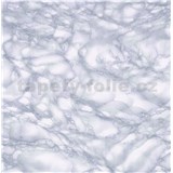 Samolepiace tapety mramor Carrara svetlo modrá 90 cm x 15 m