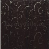 Samolepiace tapety ornamenty s pruhmi - hnedé, metráž, šírka 67,5 cm, návin 15m,