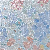 Samolepiace tapety transparetné tulipány s listami - 45 cm x 15 m