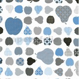Samolepiace tapety jablká modré 45 cm x 15 m - POSLEDNÉ METRE