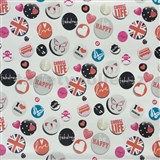 Samolepiace tapety Buttons 45 cm x 15 m - POSLEDNÉ METRE