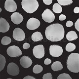 Samolepiace tapety SPECKS strieborné - 45 cm x 5 m