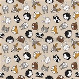 Samolepiace tapety FOREST ANIMALS - 45 cm x 15 m