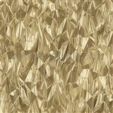 Vliesové tapety na stenu IDEA OF ART 3D sklenené hroty zlaté - POSLEDNÉ KUSY