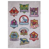 Samolepky na stenu Disney Avengers Badges 50 cm x 70 cm