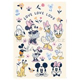 Samolepky na stenu Disney Mickey - Love Love Love 50 cm x 70 cm