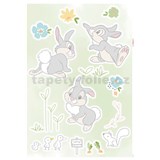 Samolepky na stenu Disney Bunny - Thumper in the Garden 50 cm x 70 cm