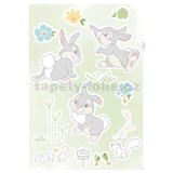 Samolepky na stenu Disney Bunny - Thumper in the Garden 50 cm x 70 cm