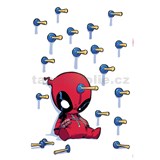 Samolepky na stenu Disney Deadpool Shootout 50 cm x 70 cm