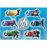 Samolepky na stenu Disney Avengers Plates 100 cm x 70 cm