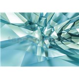 Papierové fototapety 3D Crystal Cave 368 cm x 254 cm