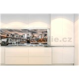 Samolepiace tapety za kuchynskú linku nočný Manhattan rozmer 180 cm x 60 cm