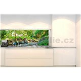 Samolepiace tapety za kuchynskú linku botanická záhrada rozmer 350 cm x 60 cm