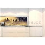 Samolepiace tapety za kuchynskú linku svitanie v hmle rozmer 350 cm x 60 cm