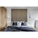Lamelové dekoračné panely BARI dub zlatý lišta 12,2 x 270 cm - POSLEDNÉ KUSY