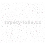 Detské vliesové tapety na stenu Little Stars balóniky ružovo-modré