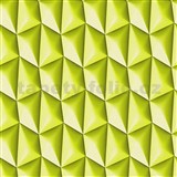 Vliesové tapety na stenu Harmony in Motion by Mac Stopa 3D zelený - POSLEDNÉ KUSY