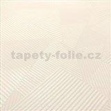 Moderné tapety na stenu IMPOL Novella štruktúrované geometrické vzorky krémové  - POSLEDNÉ KUSY