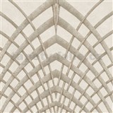 Vliesové tapety na stenu IMPOL Modernista Art Deco zlatá na hnedom podklade
