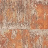 Vliesové tapety na stenu NEUE BUDE 2.0 betónová stena oranžovo-zlatá
