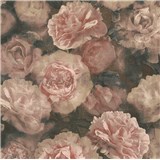 Vliesové tapety IMPOL New Studio kvetinový vzor ružovo-čierny