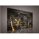 Obraz na stenu Frankfurt v noci 75 x 100 cm