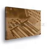 Obraz na plátně retro architektúra 100 x 75 cm - POSLEDNÉ KUSY