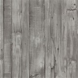 Vliesové tapety na stenu Origin - drevené dosky hnedo-sivé