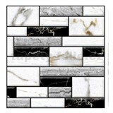 Samolepiace PVC 3D panely rozmer 30 x 30 cm, sivo-čierny obklad