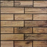 Samolepiace PVC 3D panely rozměr 30 x 30 cm, obklad drevo s čiernou škárou