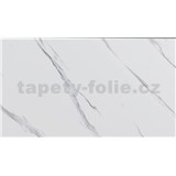 Samolepiace PVC 3D panely rozmer 60 x 30 cm, Marble biely