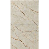 Samolepiace PVC 3D panely rozmer 60 x 30 cm, Marble béžovy