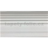 Polystyrénové dekoratívne lišty, rozmer 1000 x 60 x 80 mm, biela s vrúbkami