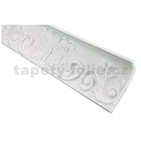 Polystyrénové dekoratívne lišty, rozmer 1000 x 88 x 4,8 mm, ornamenty biele