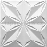 Stropné panely 3D XPS STAR biely rozmer 50 x 50 cm - POSLEDNÉ KUSY