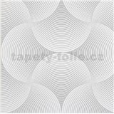 Stropné panely 3D XPS ORNAMENTS sivý rozmer 50 x 50 cm