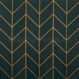 Stropné panely 3D XPS GLAMOUR 3 smaragdový so zlatými kontúrami rozmer 50 x 50 cm