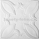 Stropné panely 3D EPS IRIS Z biely rozmer 50 x 50 cm